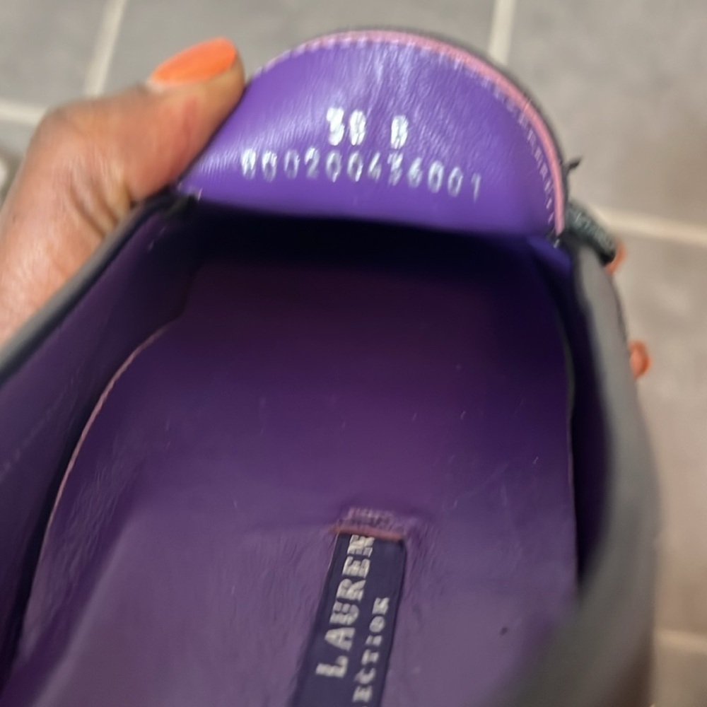 Ralph Lauren Collection Purple Label Leather DASITA Driving Loafer Shoe Sz 7.5 - Picture 10 of 11